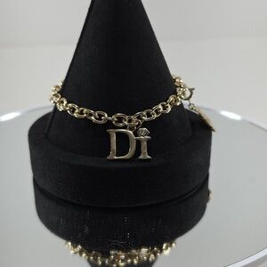 Diamonds International Gold Charm Bracelet